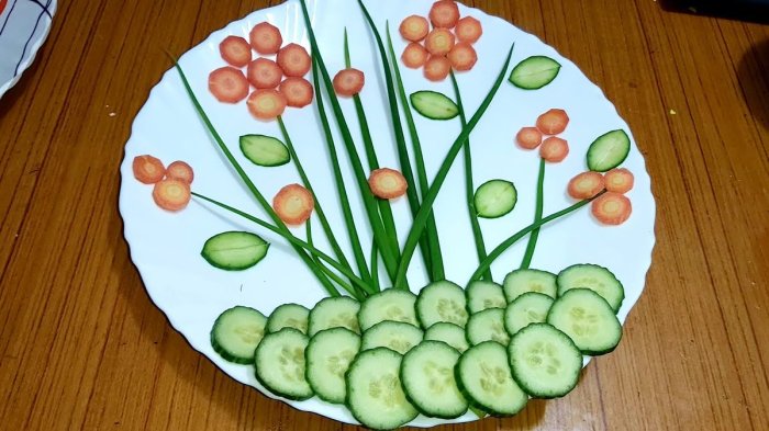 How to make beautiful salad decoration