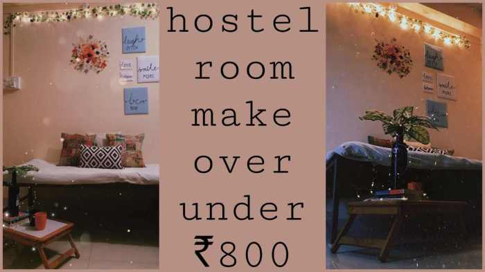 How to decorate your small hostel room