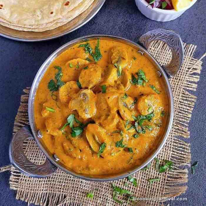 How to cook mushroom curry indian style