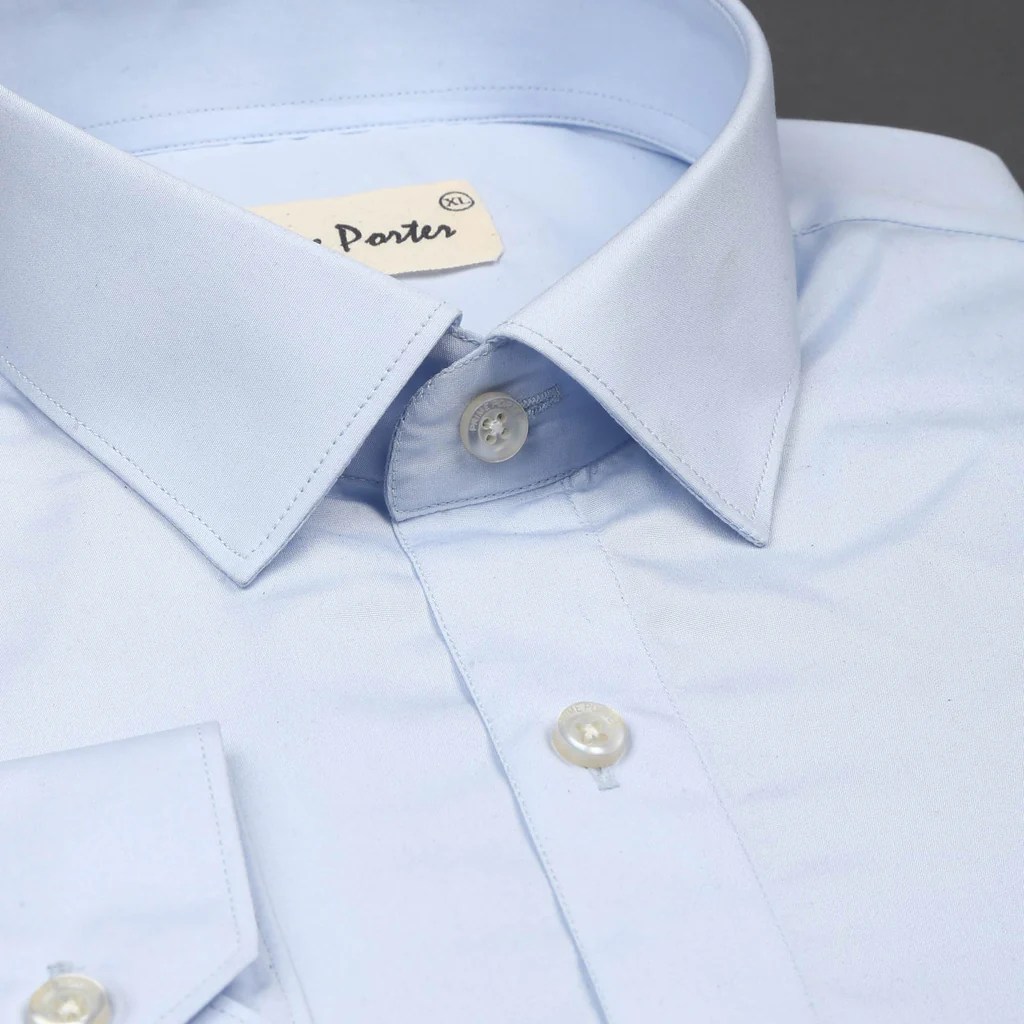 Mens powder blue dress shirt