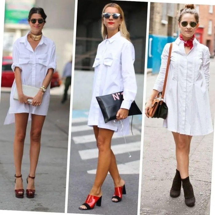 White dress shirt for women