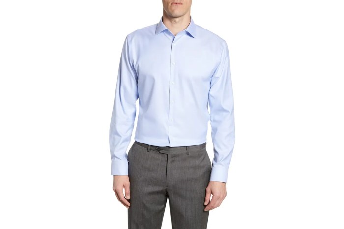 Blue dress shirts for men