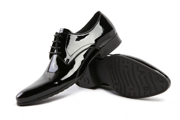 Shiny dress shoes men's