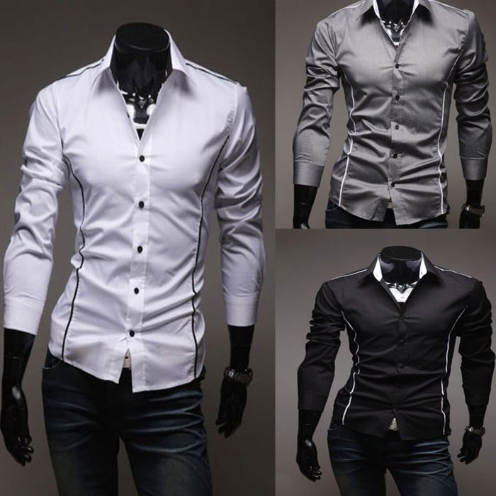 Mens design dress shirts