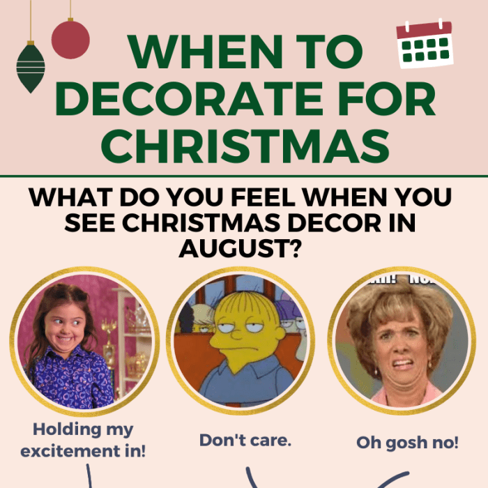 When to start decorating christmas